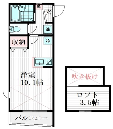 ピュアストリームソフィーの物件間取画像